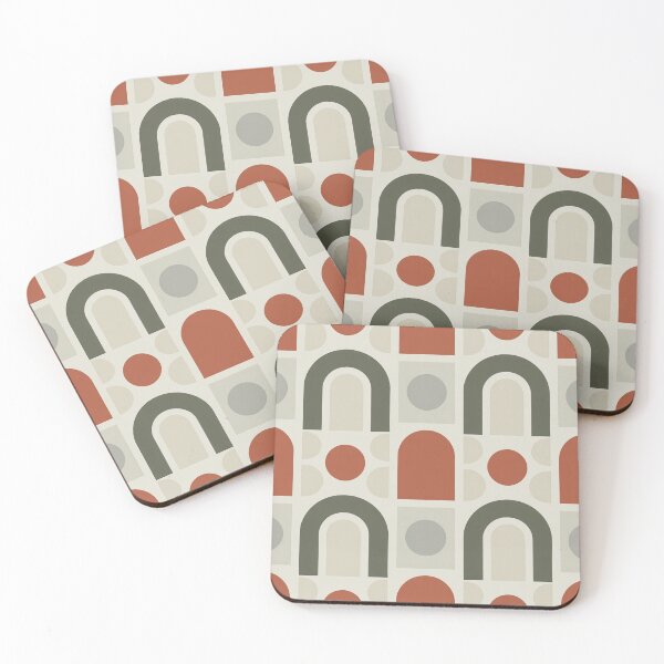 Item preview, Nordic Arch Geometric Pattern – Scandinavian Mid Century Seamless Design designed and sold by Tamas Das.