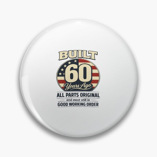 Item preview, Built 60 Years Ago Funny 60th Birthday USA Flag Patriotic Birthday Gift designed and sold by kiralynstration.