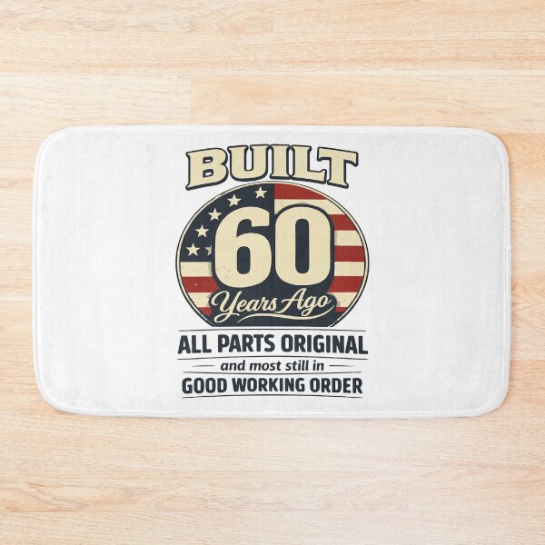 Item preview, Built 60 Years Ago Funny 60th Birthday USA Flag Patriotic Birthday Gift designed and sold by kiralynstration.