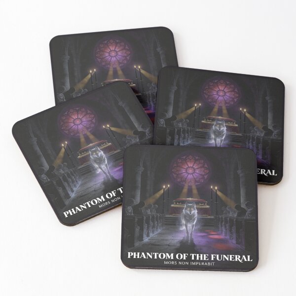 Item preview, Phantom Wolf Witnesses Dark Sacred Cathedral Funeral designed and sold by GeoWhimsy Studio.