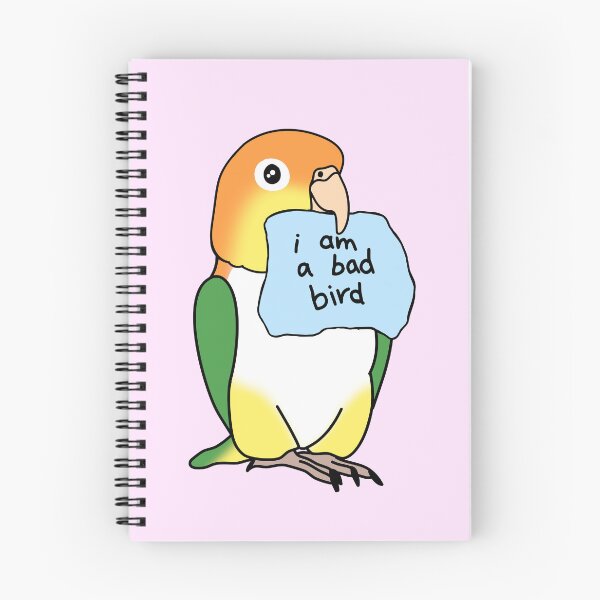 Item preview, I am a bad bird - White Bellied Caique designed and sold by FandomizedRose.
