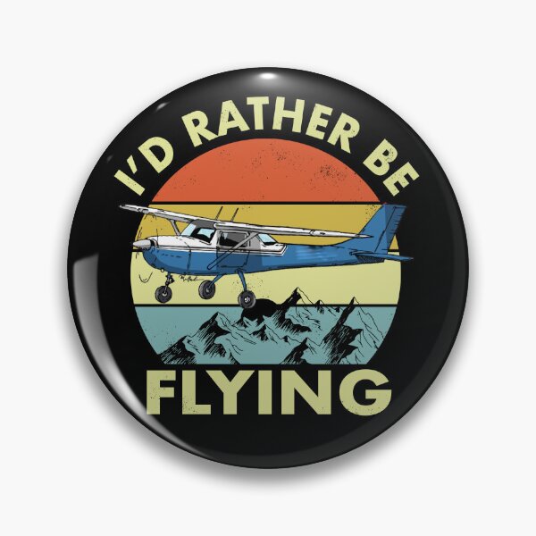 Item preview, I’d Rather Be Flying Retro Airplane Shirt designed and sold by Emberglowo.