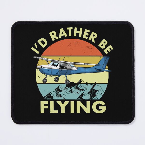 Item preview, I’d Rather Be Flying Retro Airplane Shirt designed and sold by Emberglowo.