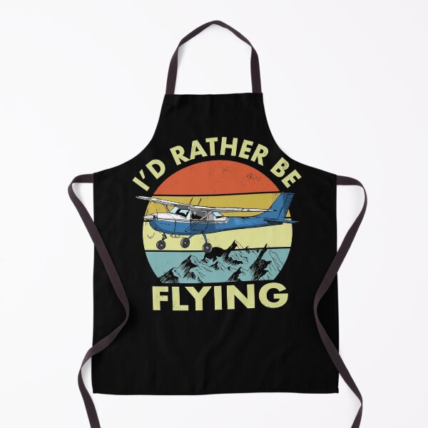 Item preview, I’d Rather Be Flying Retro Airplane Shirt designed and sold by Emberglowo.