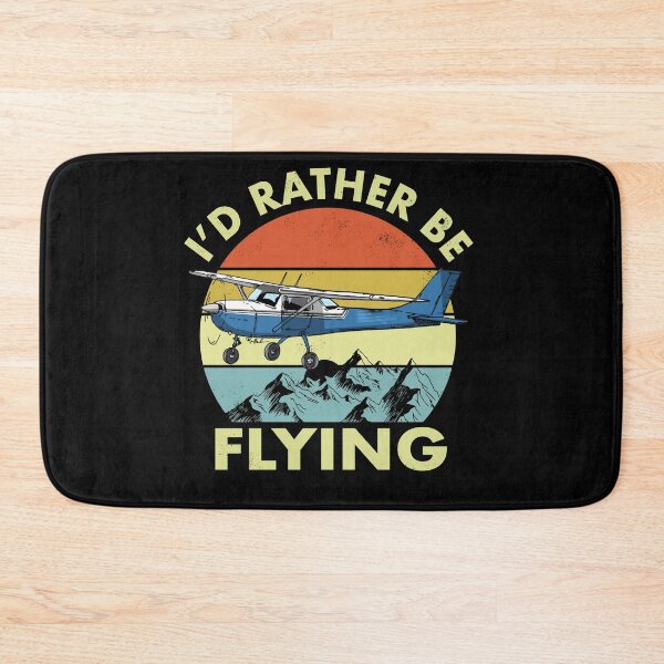 Item preview, I’d Rather Be Flying Retro Airplane Shirt designed and sold by Emberglowo.