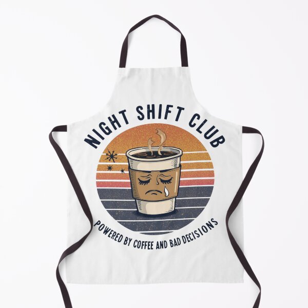 Item preview, Night Shift Club – Powered By Coffee designed and sold by KapiPrint.