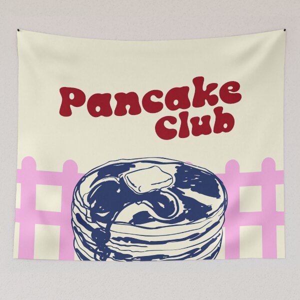 Item preview, Pancake Lover Retro Vintage Breakfast Illustration designed and sold by MaiZephyr.