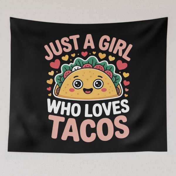 Item preview, Taco Lover Women Tee Just A Girl Who Loves Tacos designed and sold by Formatage.