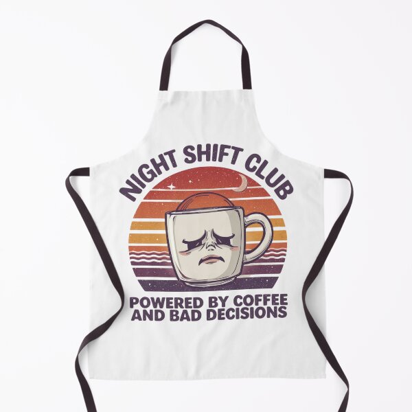 Item preview, Night Shift Club – Powered By Coffee designed and sold by KapiPrint.