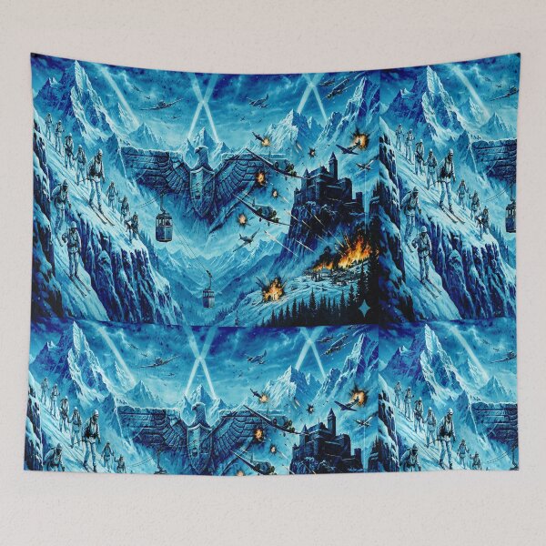 Item preview, aviation poster alpine movie warfare art  designed and sold by  Mudikeys.
