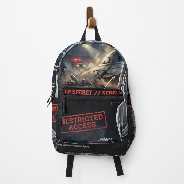 Item preview, Classified Alien – Nevada Incident Case File | UFO Secret Files Street Art designed and sold by PLUSHIWORLDtm.