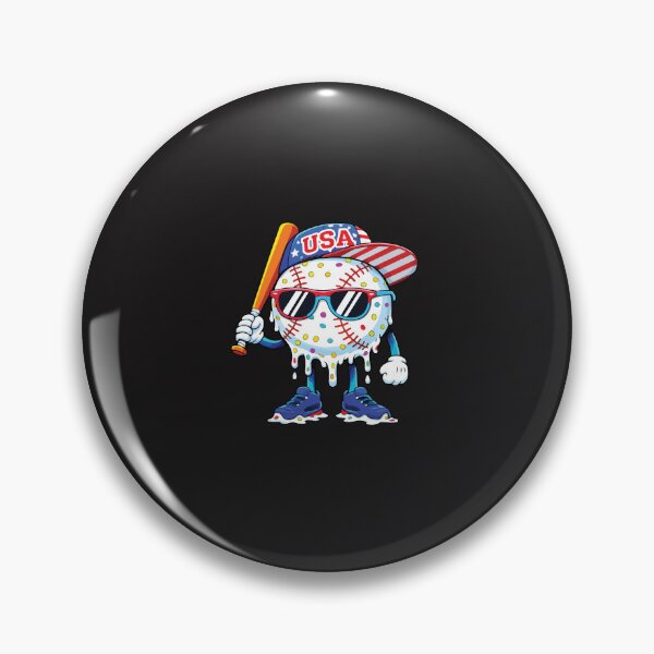 Artikelvorschau, Baseball-Eiscreme-Motiv – Patriotisches Geschenk für Jungen zum 4. Juli – Baseball-Fans entworfen und verkauft von kiralynstration.