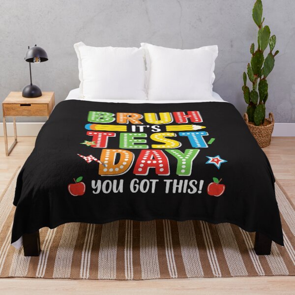 Item preview, Bruh It’s Test Day You Got This Funny Teacher Student Testing Motivation Gift designed and sold by kiralynstration.