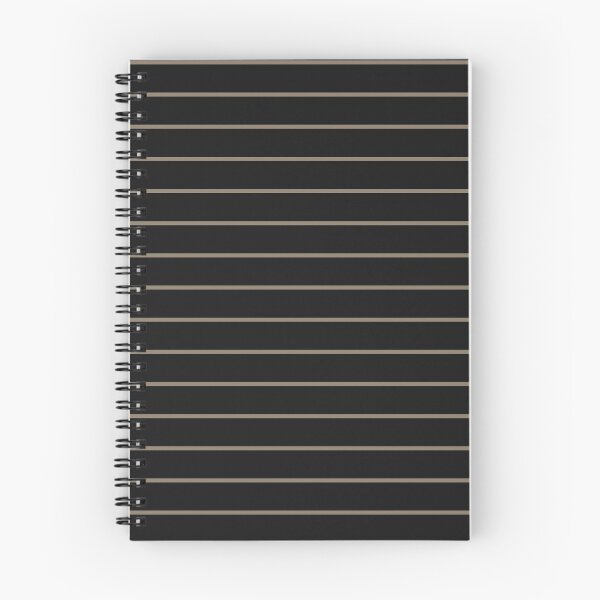 Item preview, Black And Taupe Horizontal Pinstripes Pattern designed and sold by pattern-archive.