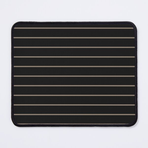 Item preview, Black And Taupe Horizontal Pinstripes Pattern designed and sold by pattern-archive.