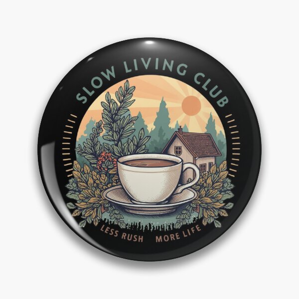 Item preview, Slow Living Club – Take It Easy Society designed and sold by KapiPrint.