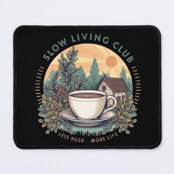 Item preview, Slow Living Club – Take It Easy Society designed and sold by KapiPrint.