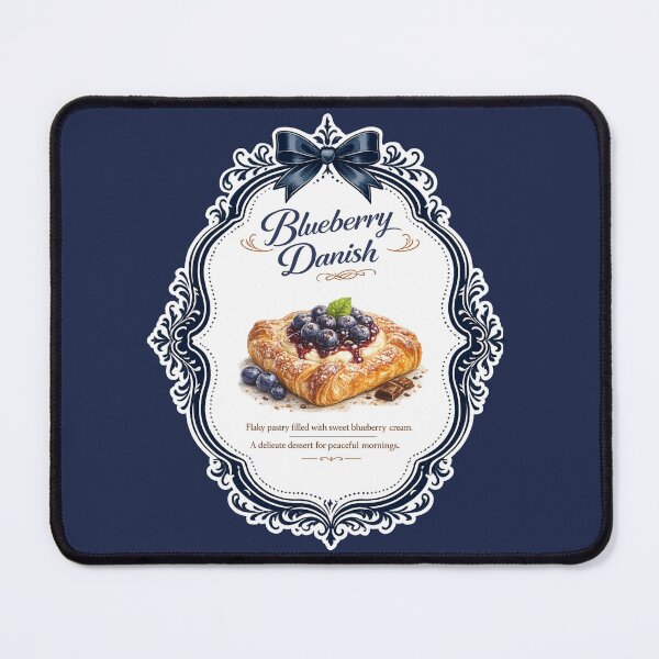 Item preview, Elegant Blueberry Pastry | Vintage Bakery Dessert Art T-Shirt designed and sold by SergeyDigital.