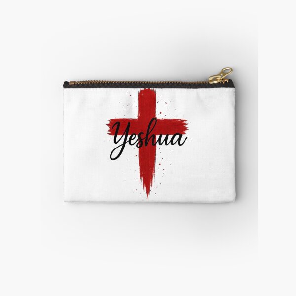 Item preview, Yeshua Cross Brushstroke Design – Faith-Inspired Minimalist Art designed and sold by HezeSethPrints.