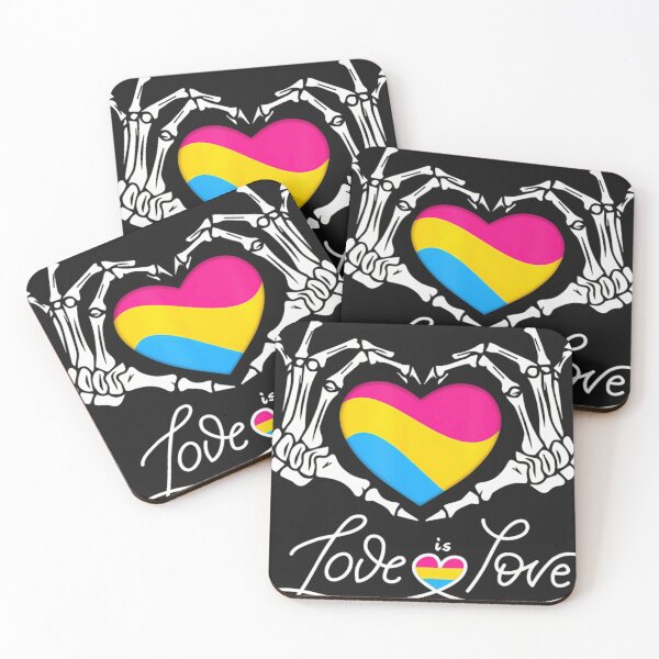 Item preview, Skeleton Heart Love Is Love Lgbt Pansexual Pride Month designed and sold by GarinaguHN.