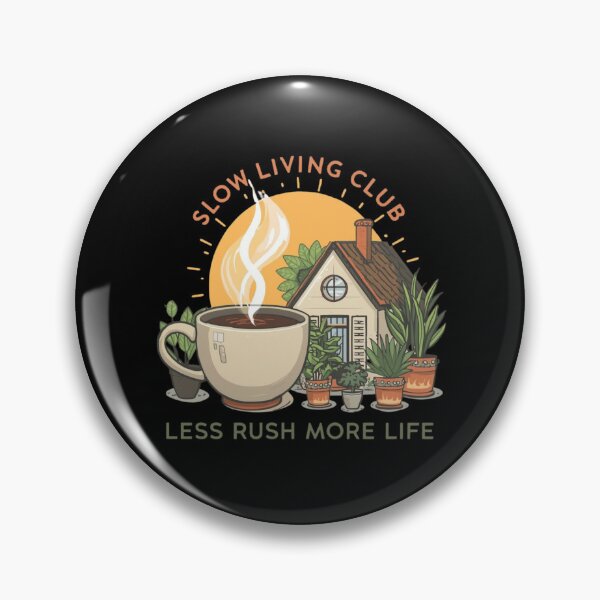 Item preview, Slow Living Club – Take It Easy Society designed and sold by KapiPrint.