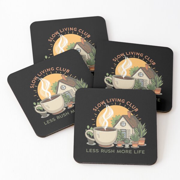 Item preview, Slow Living Club – Take It Easy Society designed and sold by KapiPrint.