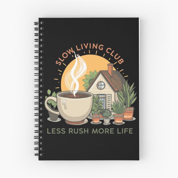 Item preview, Slow Living Club – Take It Easy Society designed and sold by KapiPrint.