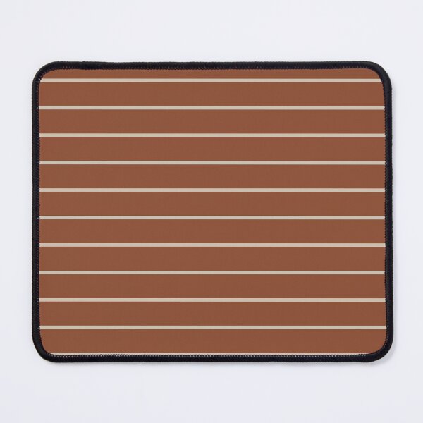 Item preview, Copper And Sand Horizontal Pinstripes Pattern designed and sold by pattern-archive.