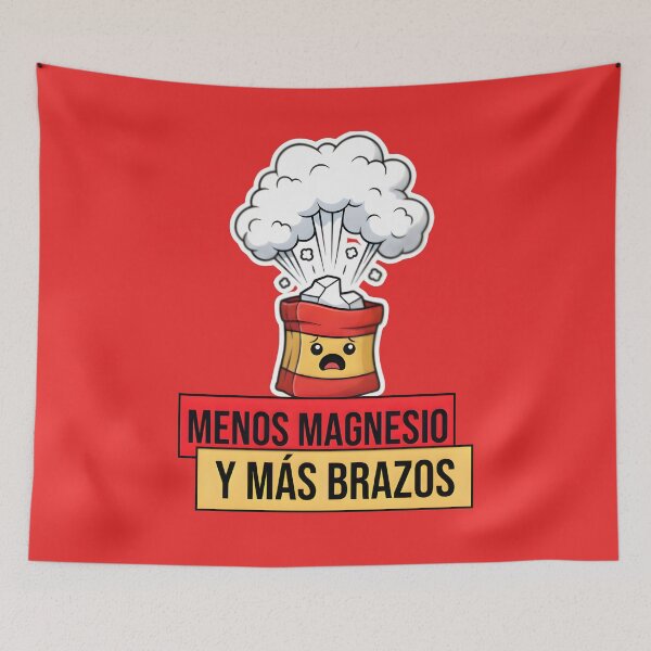 Item preview, Less Chalk More Power - Funny Spanish Climbing Quote designed and sold by LoopassVD.