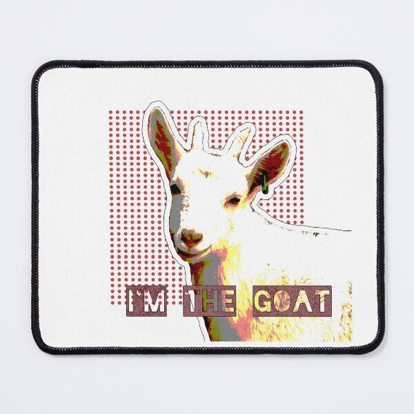 Item preview, I’M THE GOAT – Funny Goat Pop Art Design | Greatest Of All Time designed and sold by ChiaraPagani.