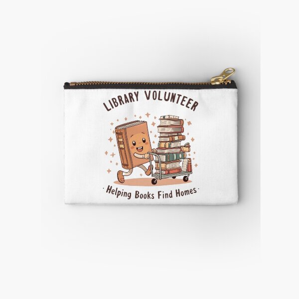 Item preview, Library Volunteer – Book Helper Club designed and sold by KapiPrint.