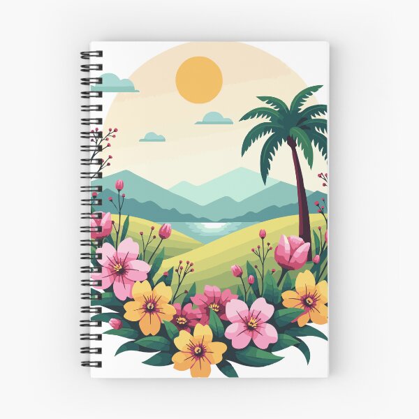 Item preview, Geometric Spring Blooms – Architectural Floral Design designed and sold by GreenDreamArt.
