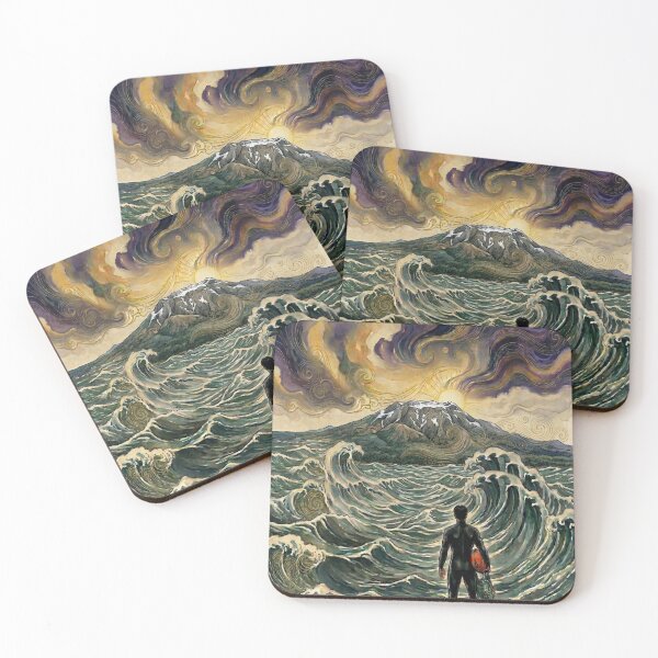 Item preview, Hallasan Mountain & The Sea Diver - Mystic Korean Landscape  designed and sold by KOREA-HAENAM.