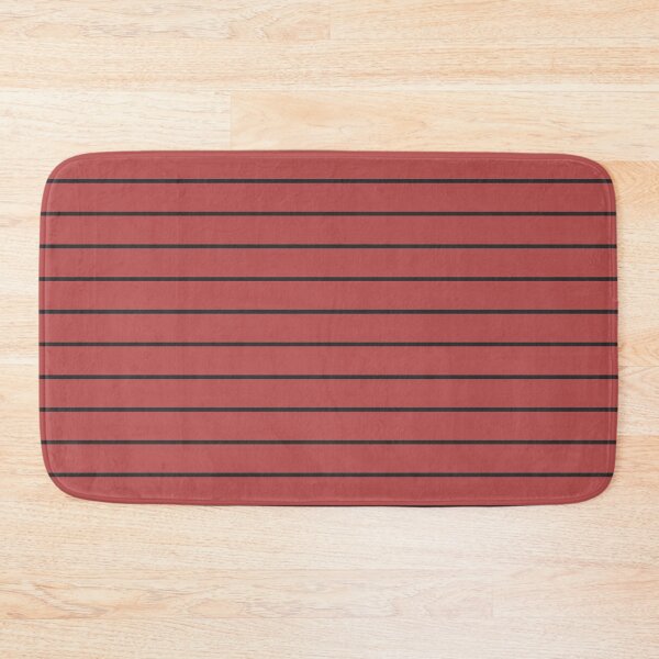 Item preview, Red And Charcoal Horizontal Pinstripes Pattern designed and sold by pattern-archive.