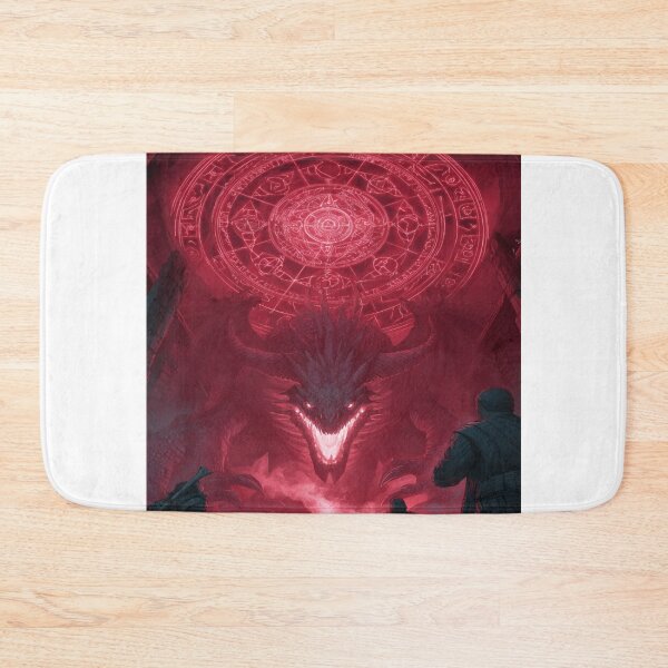 Item preview, Giant Dragon Magic Circle Dark Fantasy RPG Art designed and sold by NicolasGlowArt.