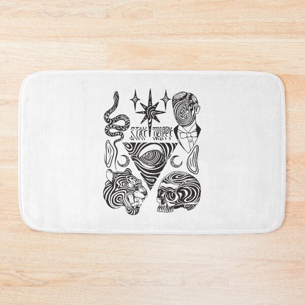 Item preview, Stay Trippy Psychedelic Tattoo Flash designed and sold by BrownHorse90s.