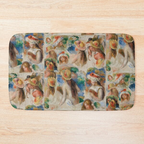Item preview, Study of Heads by Pierre-Auguste Renoir: Impressionist Garden Portrait Poster designed and sold by artofuniverse.