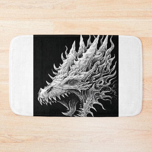 Item preview, Fierce Roaring Dragon Head Fantasy Art designed and sold by NicolasGlowArt.