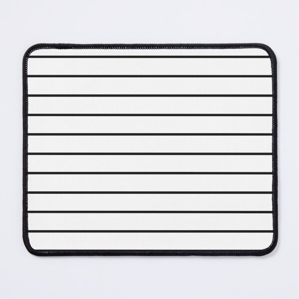 Item preview, White And Black Horizontal Pinstripes Pattern designed and sold by pattern-archive.