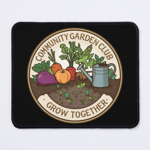 Item preview, Community Garden Club – Grow Together designed and sold by KapiPrint.