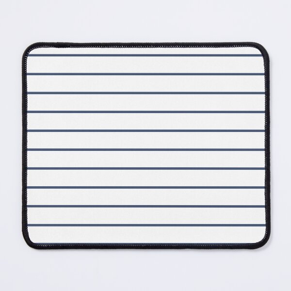 Item preview, White And Blue Horizontal Pinstripes Pattern designed and sold by pattern-archive.