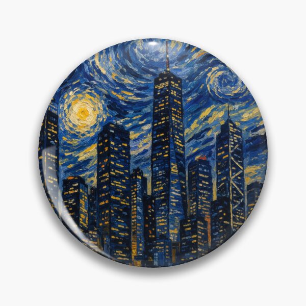 Item preview, City of Swirling Lights designed and sold by Pond21.