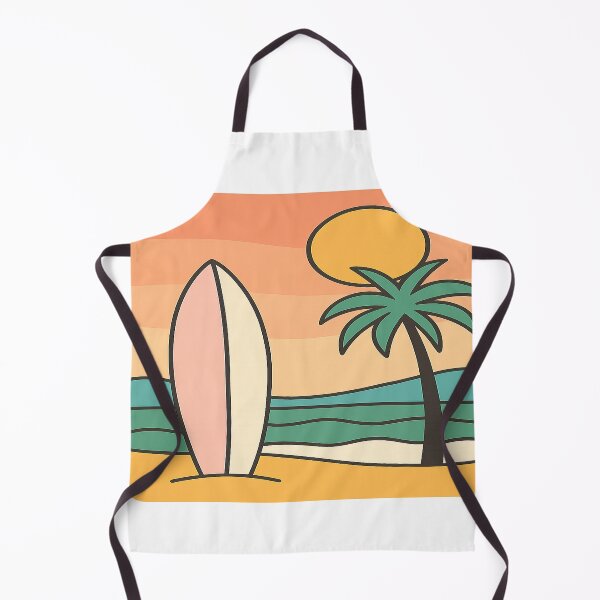 Item preview, Retro Summer Surf – Vintage Beach Scene Design designed and sold by mbmstores.