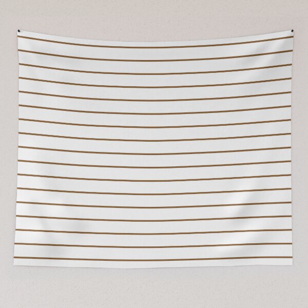 Aperçu de l'œuvre Motif à fines rayures horizontales blanches et bronze créée et vendue par pattern-archive.
