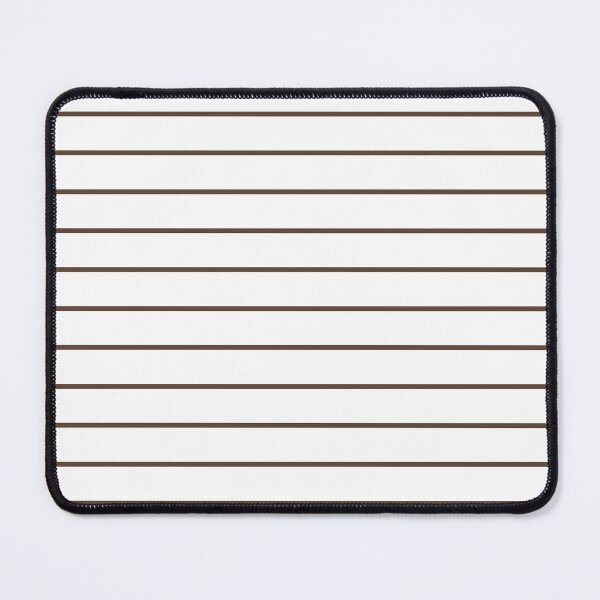 Item preview, White And Brown Horizontal Pinstripes Pattern designed and sold by pattern-archive.