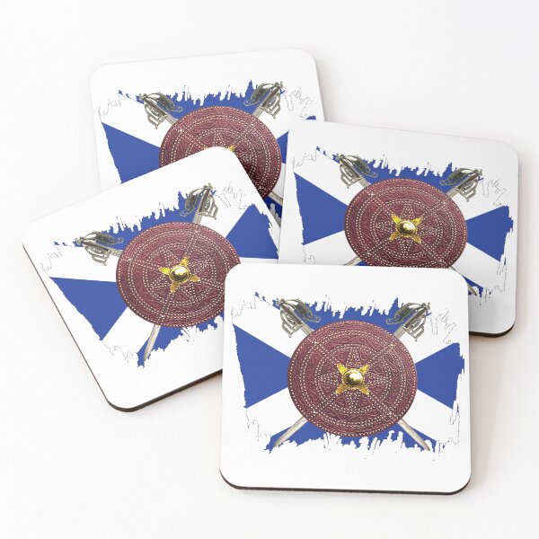Item preview, Saltire Targe and Swords designed and sold by Murph's Images.