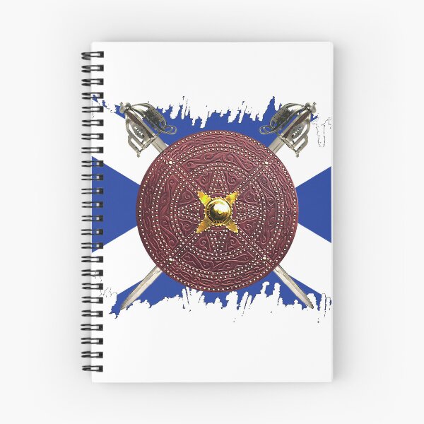 Item preview, Saltire Targe and Swords designed and sold by Murph's Images.