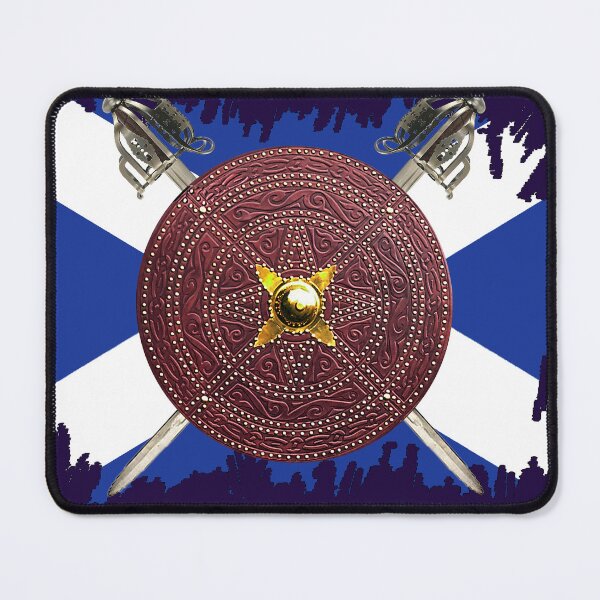 Item preview, Saltire Targe and Swords designed and sold by Murph's Images.