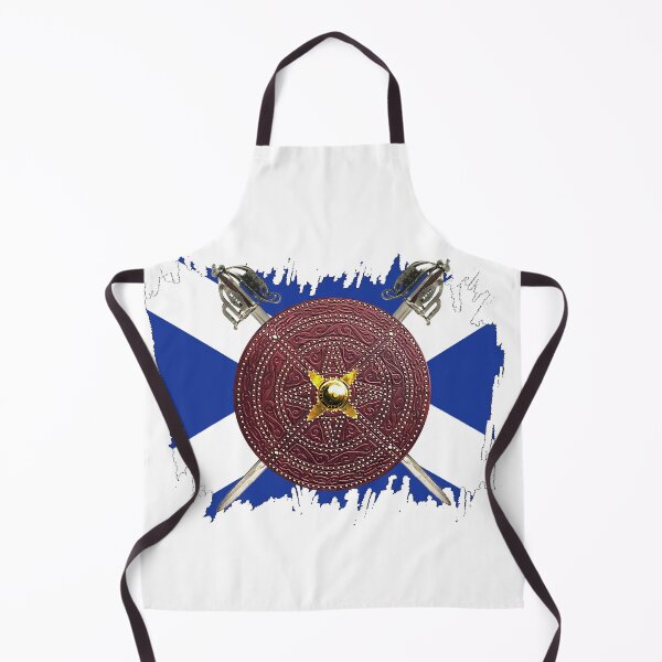Item preview, Saltire Targe and Swords designed and sold by Murph's Images.