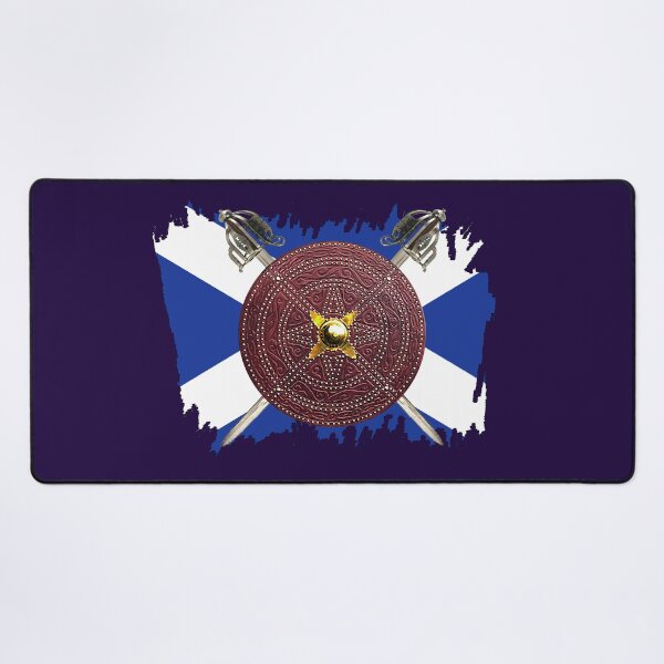 Item preview, Saltire Targe and Swords designed and sold by Murph's Images.